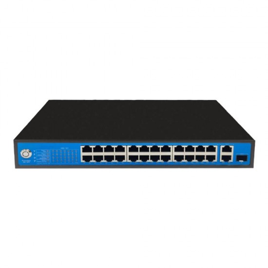 Dayzip DL-3424PF 24 Port PoE Gigabit Uplink 1 SFP Akıllı Yönetilebilir Switch dayzip-dl-3424pf-24-port-poe-gigabit-uplink-1-sfp-akilli-yonetilebilir-switch